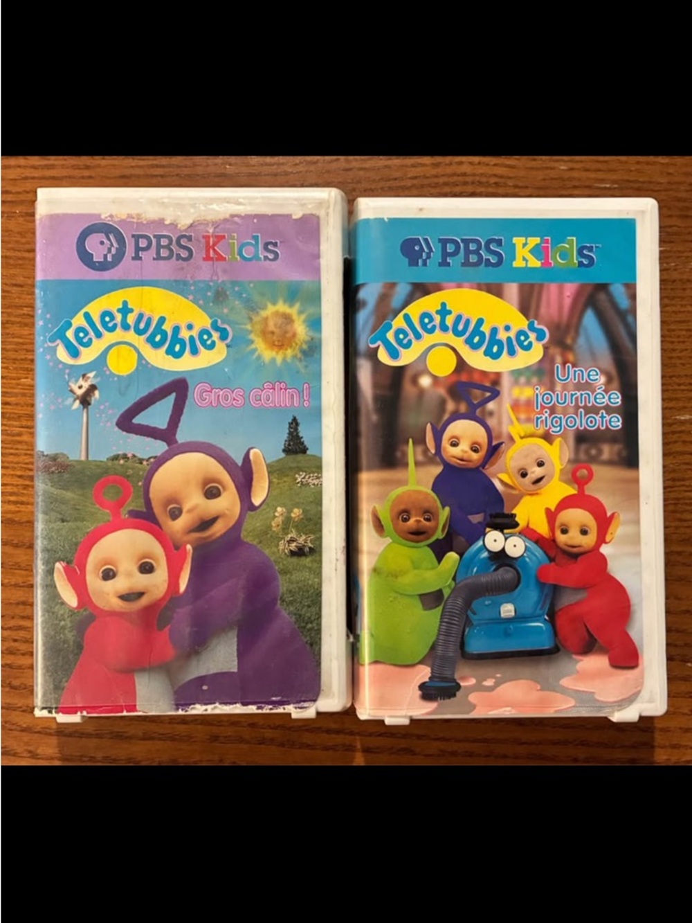 PBS Kids Teletubbies VHS Set -french